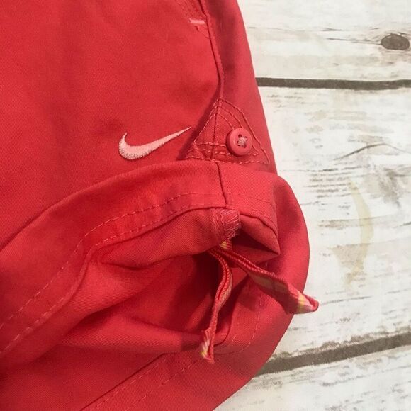 Nike‎ Red Orange Shorts Size medium golf - Picture 9 of 12